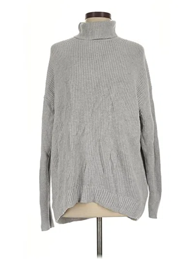 Pre-owned Jcrew Turtleneck Sweater In Gray