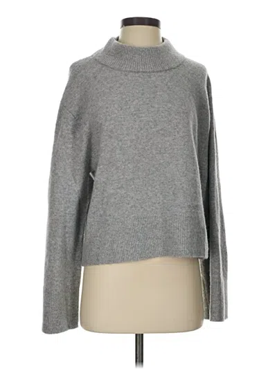 Pre-owned Jcrew Turtleneck Sweater In Gray