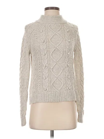 Pre-owned Jcrew Turtleneck Sweater In Gray