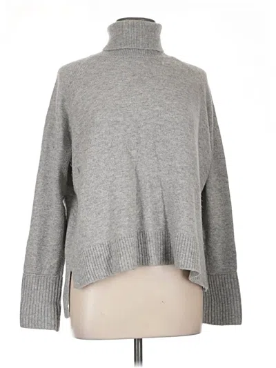 Pre-owned Jcrew Turtleneck Sweater In Gray