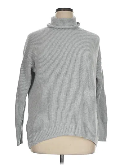 Pre-owned Jcrew Turtleneck Sweater In Gray