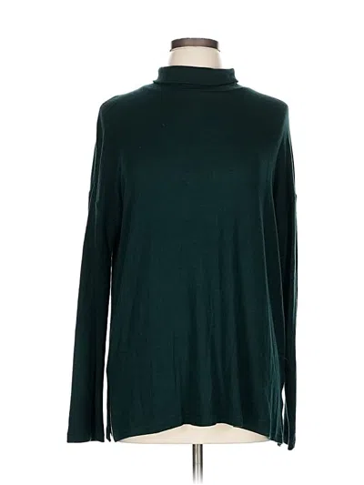 Pre-owned Jcrew Turtleneck Sweater In Green
