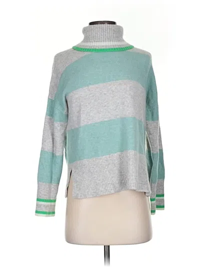 Pre-owned Jcrew Turtleneck Sweater In Green