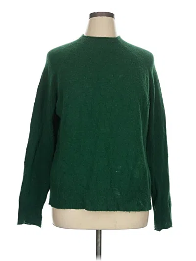 Pre-owned Jcrew Turtleneck Sweater In Green