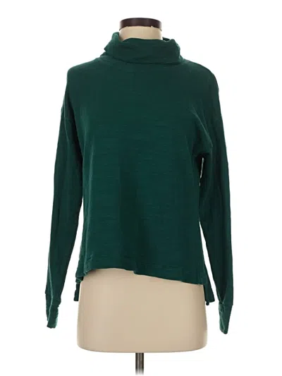Pre-owned Jcrew Turtleneck Sweater In Green