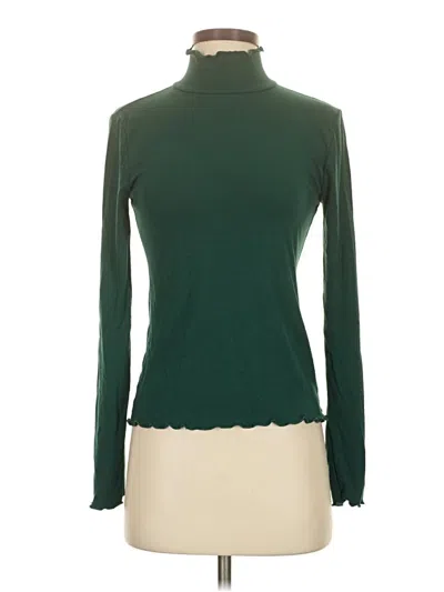 Pre-owned Jcrew Turtleneck Sweater In Green