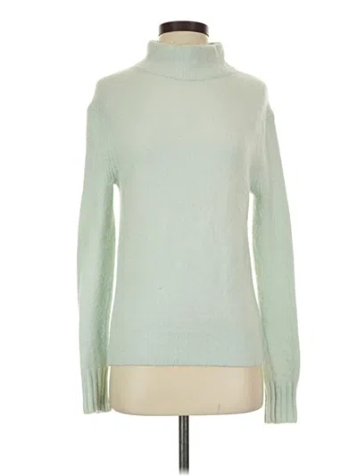 Pre-owned Jcrew Turtleneck Sweater In Green