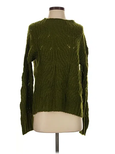 Pre-owned Jcrew Turtleneck Sweater In Green