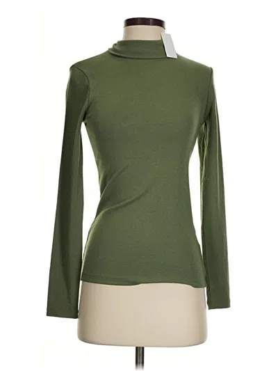 Pre-owned Jcrew Turtleneck Sweater In Green