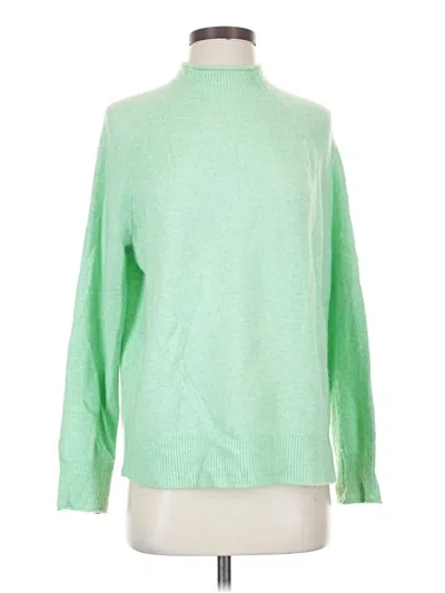 Pre-owned Jcrew Turtleneck Sweater In Green