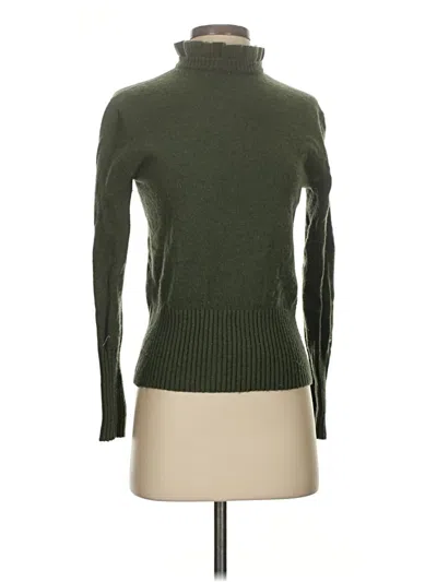 Pre-owned Jcrew Turtleneck Sweater In Green
