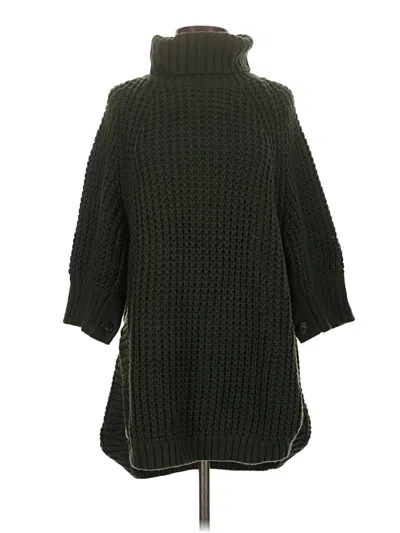 Pre-owned Jcrew Turtleneck Sweater In Green