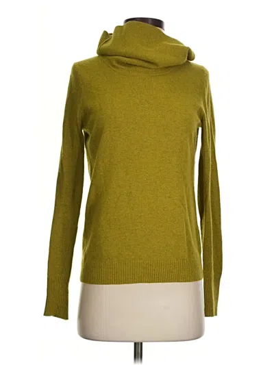 Pre-owned Jcrew Turtleneck Sweater In Green