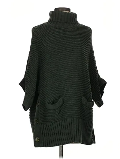 Pre-owned Jcrew Turtleneck Sweater In Green