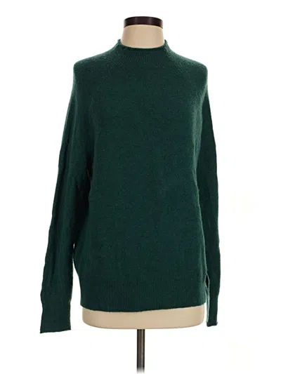 Pre-owned Jcrew Turtleneck Sweater In Green