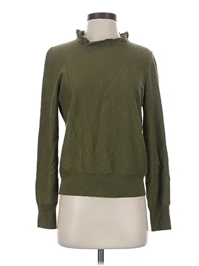 Pre-owned Jcrew Turtleneck Sweater In Green
