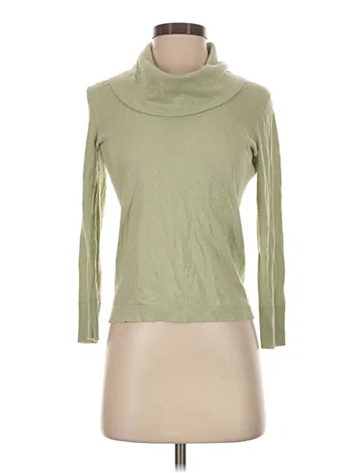 Pre-owned Jcrew Turtleneck Sweater In Green