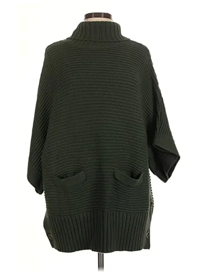 Pre-owned Jcrew Turtleneck Sweater In Green