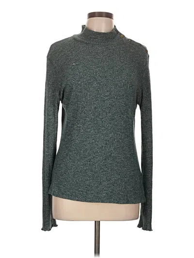 Pre-owned Jcrew Turtleneck Sweater In Green