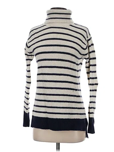 Pre-owned Jcrew Turtleneck Sweater In Ivory
