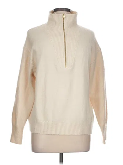Pre-owned Jcrew Turtleneck Sweater In Ivory