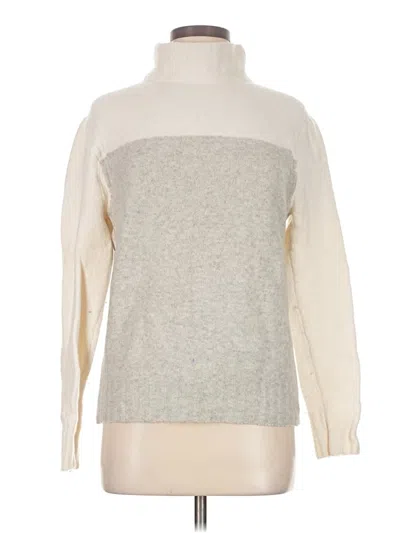 Pre-owned Jcrew Turtleneck Sweater In Ivory