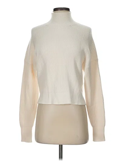 Pre-owned Jcrew Turtleneck Sweater In Ivory