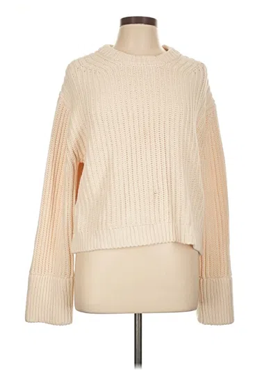 Pre-owned Jcrew Turtleneck Sweater In Ivory