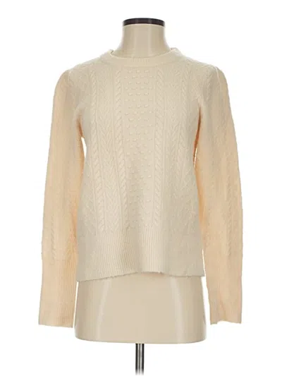 Pre-owned Jcrew Turtleneck Sweater In Ivory