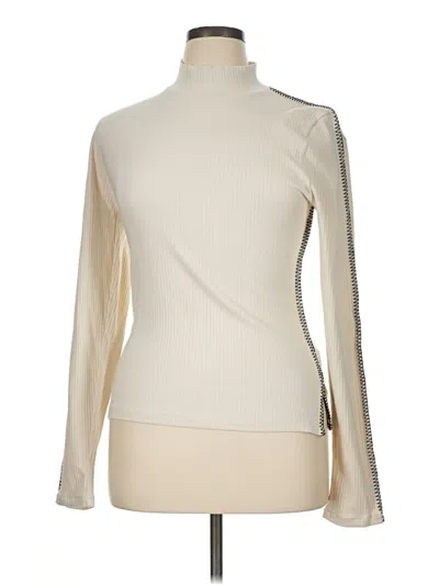 Pre-owned Jcrew Turtleneck Sweater In Ivory