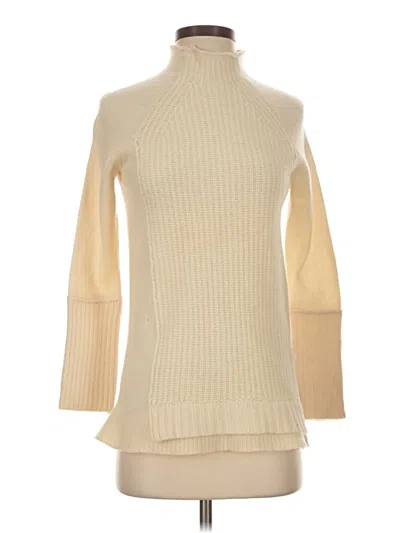 Pre-owned Jcrew Turtleneck Sweater In Ivory
