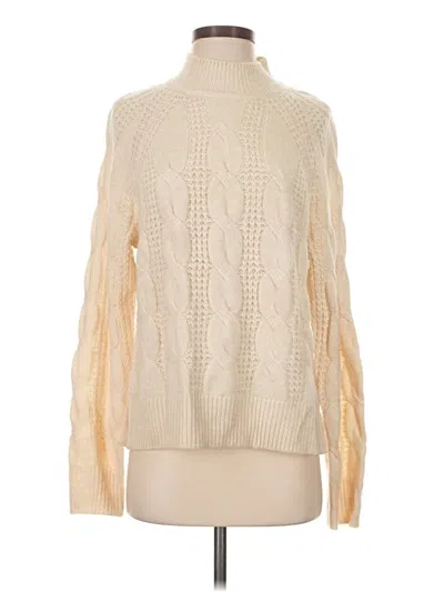 Pre-owned Jcrew Turtleneck Sweater In Ivory