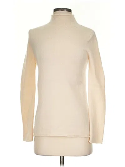 Pre-owned Jcrew Turtleneck Sweater In Ivory
