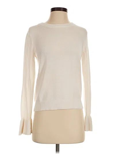 Pre-owned Jcrew Turtleneck Sweater In Ivory