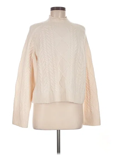 Pre-owned Jcrew Turtleneck Sweater In Ivory