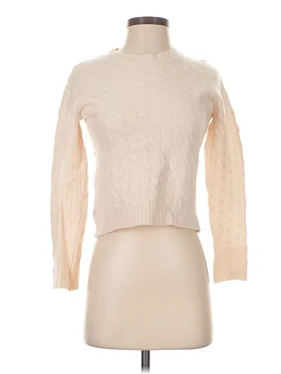 Pre-owned Jcrew Turtleneck Sweater In Ivory