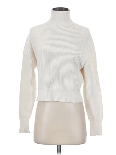 Pre-owned Jcrew Turtleneck Sweater In Ivory