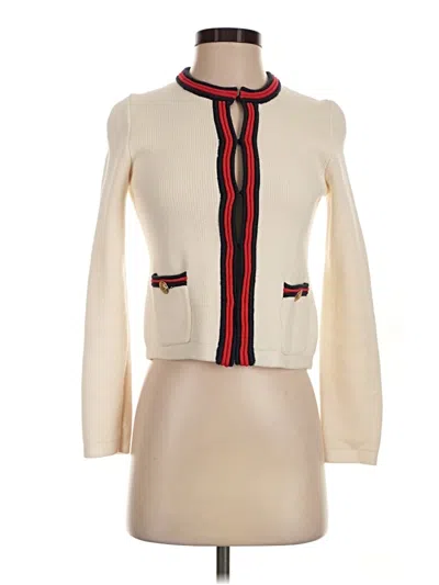 Pre-owned Jcrew Turtleneck Sweater In Ivory