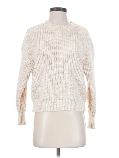 Pre-owned Jcrew Turtleneck Sweater In Ivory