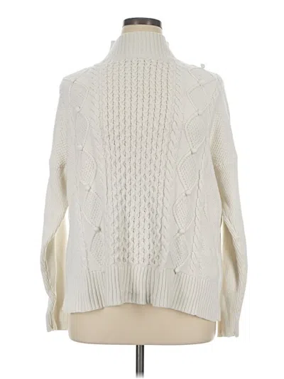 Pre-owned Jcrew Turtleneck Sweater In Ivory
