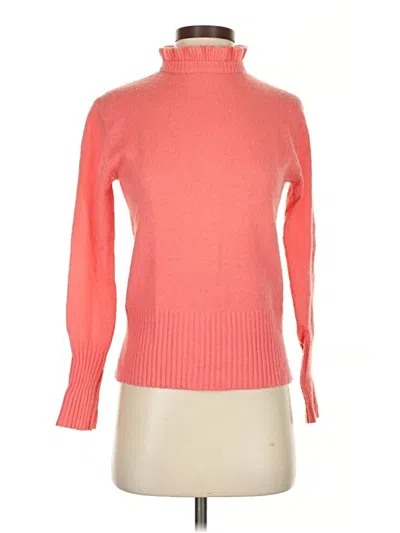Pre-owned Jcrew Turtleneck Sweater In Orange