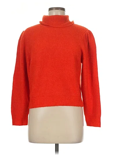 Jcrew Turtleneck Sweater In Orange