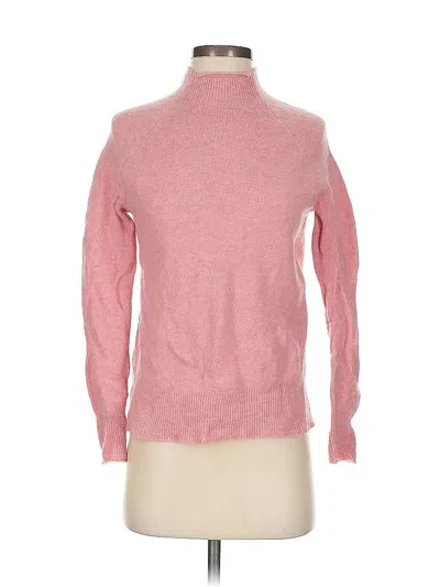 Pre-owned Jcrew Turtleneck Sweater In Pink