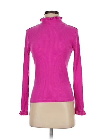 Pre-owned Jcrew Turtleneck Sweater In Pink