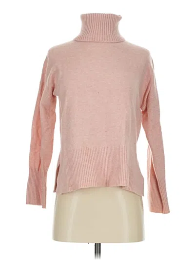 Pre-owned Jcrew Turtleneck Sweater In Pink
