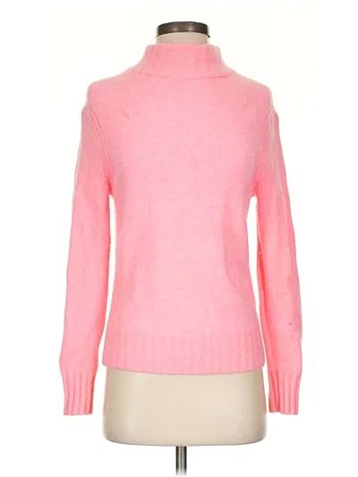 Pre-owned Jcrew Turtleneck Sweater In Pink