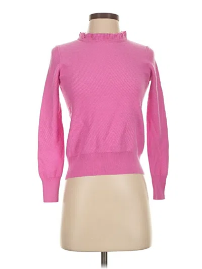Pre-owned Jcrew Turtleneck Sweater In Pink