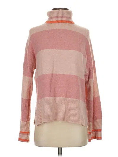 Pre-owned Jcrew Turtleneck Sweater In Pink