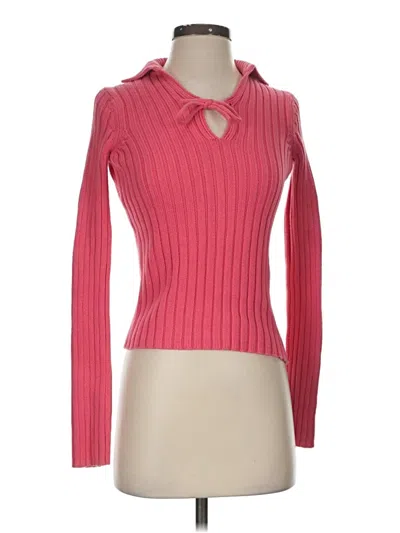 Pre-owned Jcrew Turtleneck Sweater In Pink