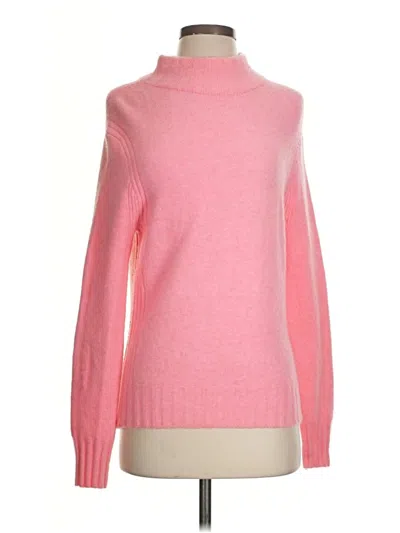 Pre-owned Jcrew Turtleneck Sweater In Pink